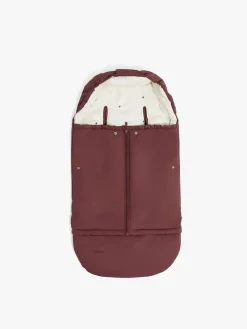 Køreposer|Beemoo Light Kørepose inkl. Forlængerdel, Maroon Berry Rød