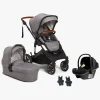 Vognpakker|Beemoo Maxi 4 Duovogn inkl. Route i-Size Autostol Baby, Grey Black/Black Stone
