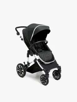 Klapvogne|Beemoo Maxi 4 Klapvogn, Black/Silver Sort