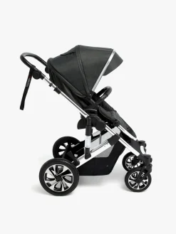 Klapvogne|Beemoo Maxi 4 Klapvogn, Black/Silver Sort