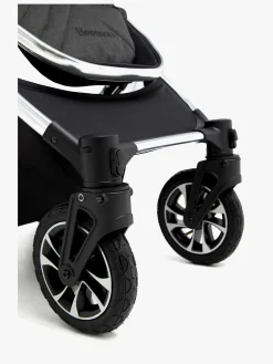 Klapvogne|Beemoo Maxi 4 Klapvogn, Black/Silver Sort