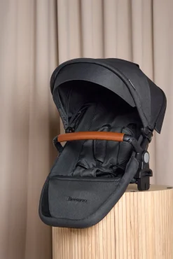 Beemoo Vogndele-Maxi 4 Twin Søskendesæde, Black/Black