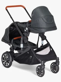 Beemoo Vogndele-Maxi 4 Twin Søskendesæde, Black/Black