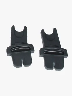 Vognpakker|Beemoo Maxi 4 Twin Søskendevogn inkl. Route i-Size Autostol Baby & ISOFIX Base, Black/Black Stone