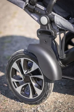 Beemoo Søskendevogne-Maxi 4 Twin Søskendevogn, Grey Melange/Black