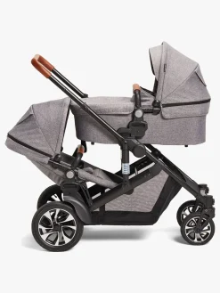 Beemoo Søskendevogne-Maxi 4 Twin Søskendevogn, Grey Melange/Black