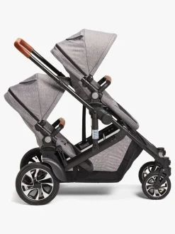Beemoo Søskendevogne-Maxi 4 Twin Søskendevogn, Grey Melange/Black
