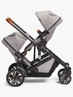 Beemoo Søskendevogne-Maxi 4 Twin Søskendevogn, Grey Melange/Black