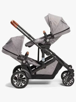 Beemoo Søskendevogne-Maxi 4 Twin Søskendevogn, Grey Melange/Black