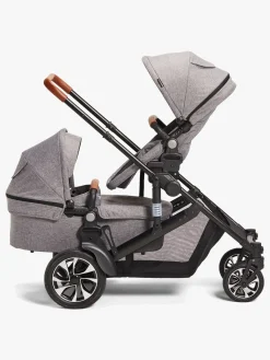 Beemoo Søskendevogne-Maxi 4 Twin Søskendevogn, Grey Melange/Black