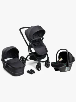 Vognpakker|Beemoo Move Duo Kombivogn inkl. Route i-Size Autostol Baby, Asphalt/Black Stone