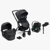 Vognpakker|Beemoo Move Duo Kombivogn inkl. Cybex Aton B2 i-Size Autostol Baby & Base, Asphalt/Volcano Black
