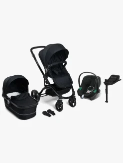 Vognpakker|Beemoo Move Duo Kombivogn inkl. Cybex Aton B2 i-Size Autostol Baby & Base, Black/Volcano Black