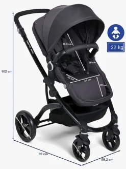 Duo- & Kombivogne|Beemoo Move Duo Kombivogn, Black Sort