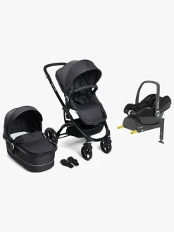Vognpakker|Beemoo Move Duo Kombivogn inkl. Maxi-Cosi CabrioFix i-Size Autostol Baby & Base, Asphalt