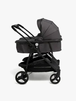 Søskendevogne|Beemoo Move Twin 2-in-1 Søskendevogn, Asphalt Grå