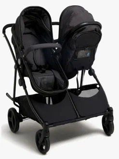 Søskendevogne|Beemoo Move Twin 2-in-1 Søskendevogn, Asphalt Grå