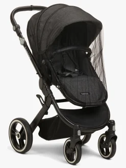 Vogntilbehør|Beemoo Myggenet til Sæde & Liggedel, Black Sort