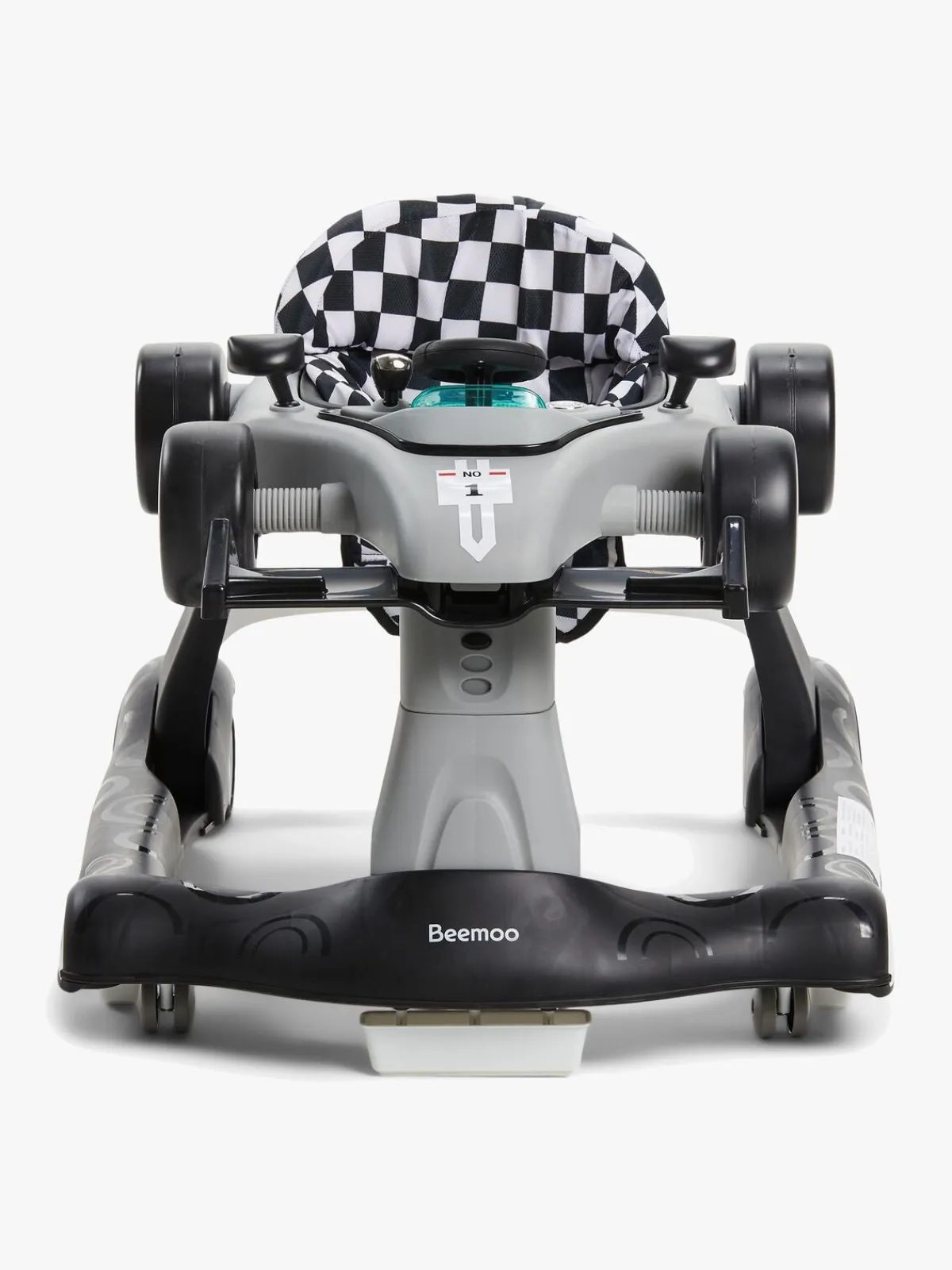 Gåstole|Beemoo PLAY Bil Gåstol, Cool Grey Grå