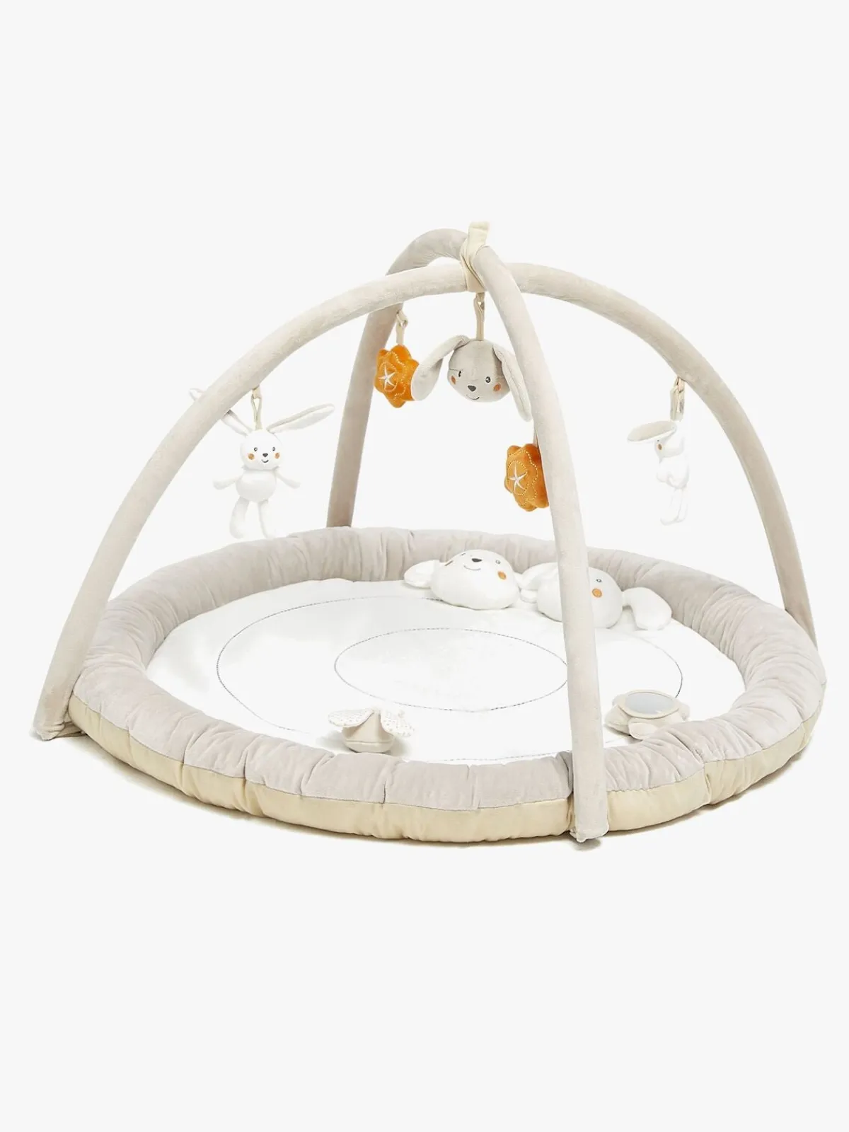 Beemoo Babylegetøj-PLAY Bunny Aktivitetstæppe,