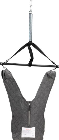 Skråstole & Babygynger|Beemoo PLAY Hoppegynge, Grey Melange Grå