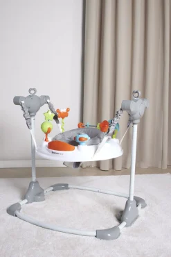 Beemoo Skråstole & Babygynger-PLAY Move Hoppegynge, Sea Grey