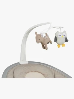 Skråstole & Babygynger|Beemoo PLAY Rocker Skråstol, Beige Beige/Hvid