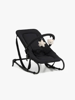 Skråstole & Babygynger|Beemoo PLAY Simple Skråstol, All Black Sort