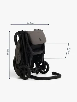 Rejseklapvogne|Beemoo Pro Airway Klapvogn, Mocha Grey Grå