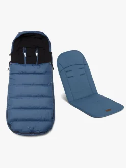 Beemoo Køreposer-Pro Ergo Vinterkørepose & Petite Chérie Memory Foam Hynde, Blue