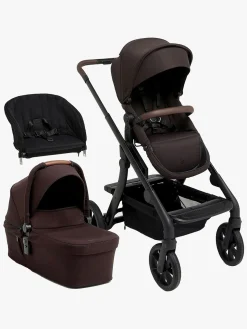 Duo- & Kombivogne|Beemoo Pro Max Duovogn inkl. Toddler seat, Espresso Brown