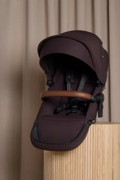 Vogndele|Beemoo Pro Max/Pro Multi 2 Søskendesæde, Espresso Brown Brun