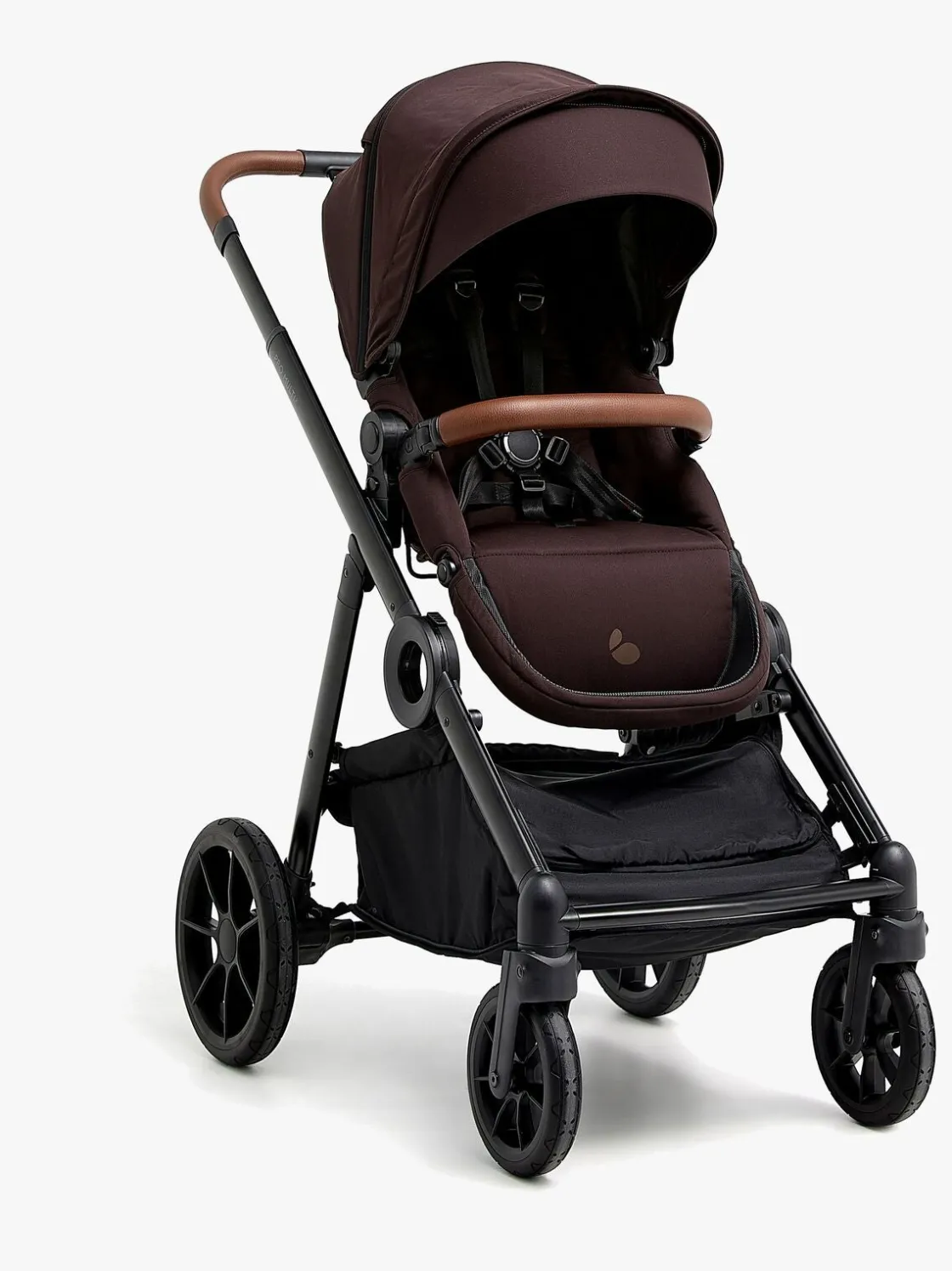 Vogndele|Beemoo Pro Max/Pro Multi 2 Søskendesæde, Espresso Brown Brun