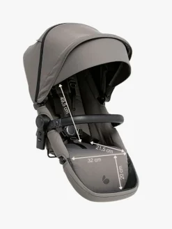 Beemoo Vogndele-Pro Max/Pro Multi 2 Søskendesæde, Mocha Grey