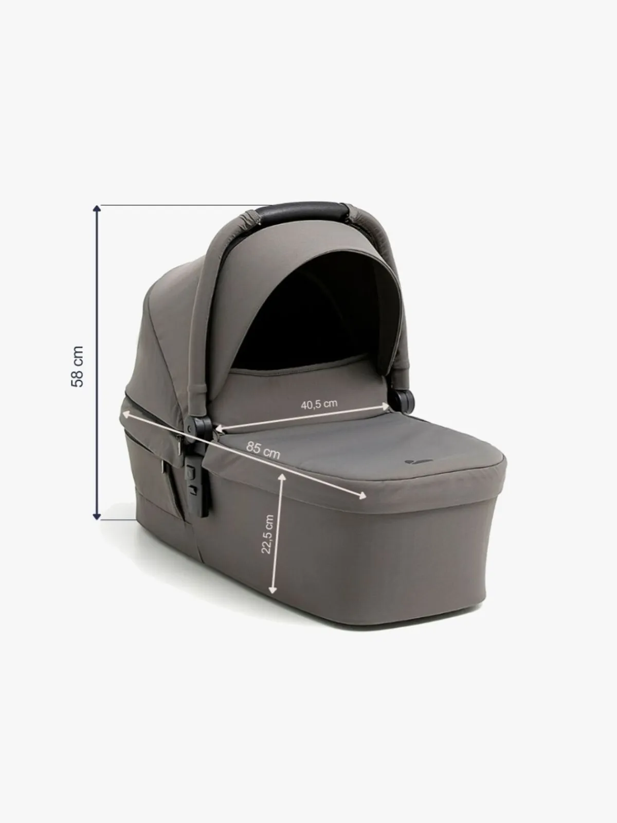 Beemoo Vogndele-Pro Max/Pro Multi 2 Liggedel, Mocha Grey