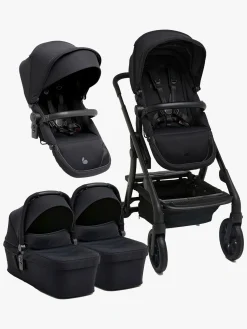 Søskendevogne|Beemoo Pro Max Søskendevogn inkl. Liggedele, Coffee Black