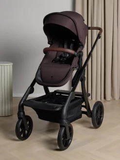 Beemoo Søskendevogne-Pro Max Søskendevogn inkl. Liggedele, Espresso Brown