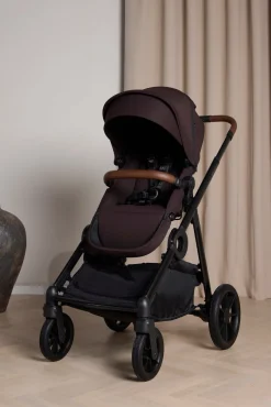 Duo- & Kombivogne|Beemoo Pro Multi 2 Duovogn inkl. Indkøbskurv, Espresso Brown