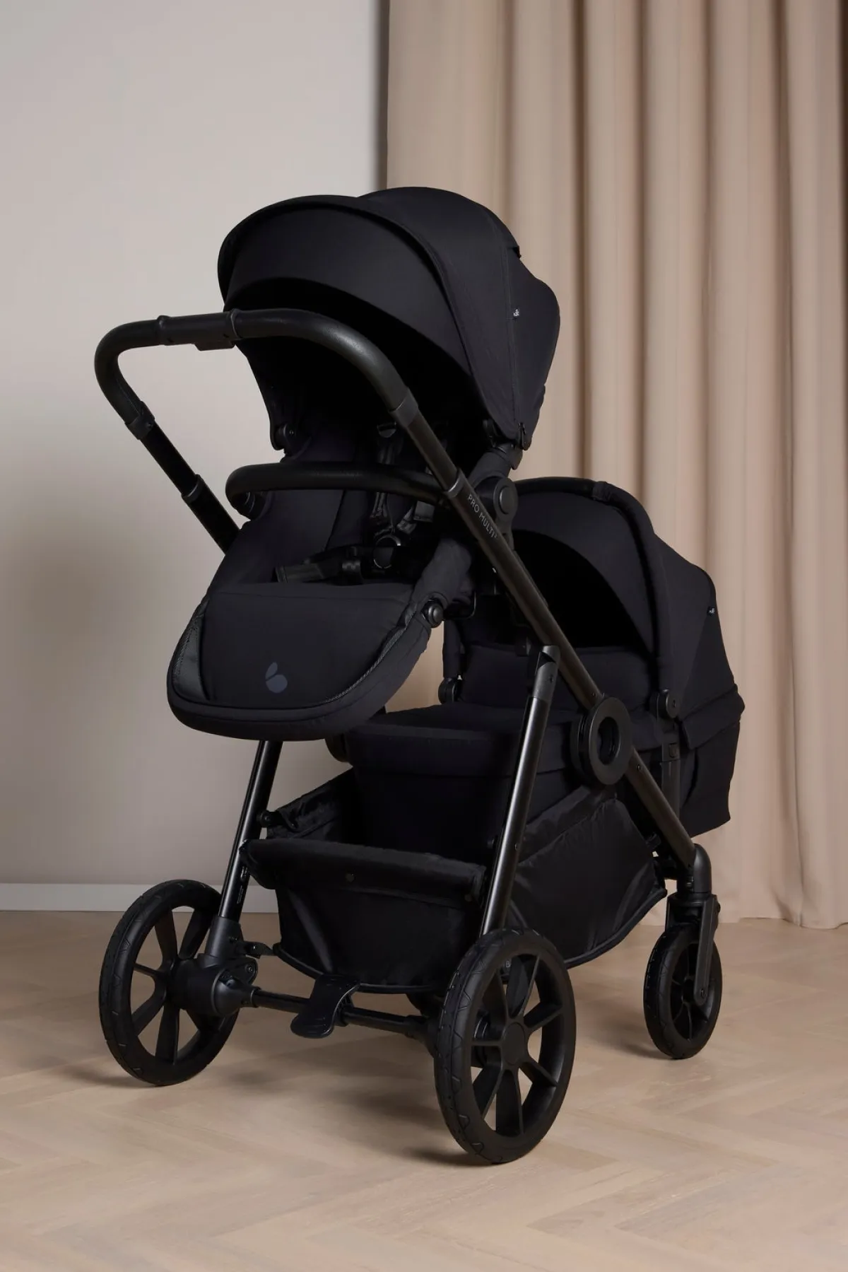 Beemoo Duo- & Kombivogne-Pro Multi 2 Duovogn, Coffee Black