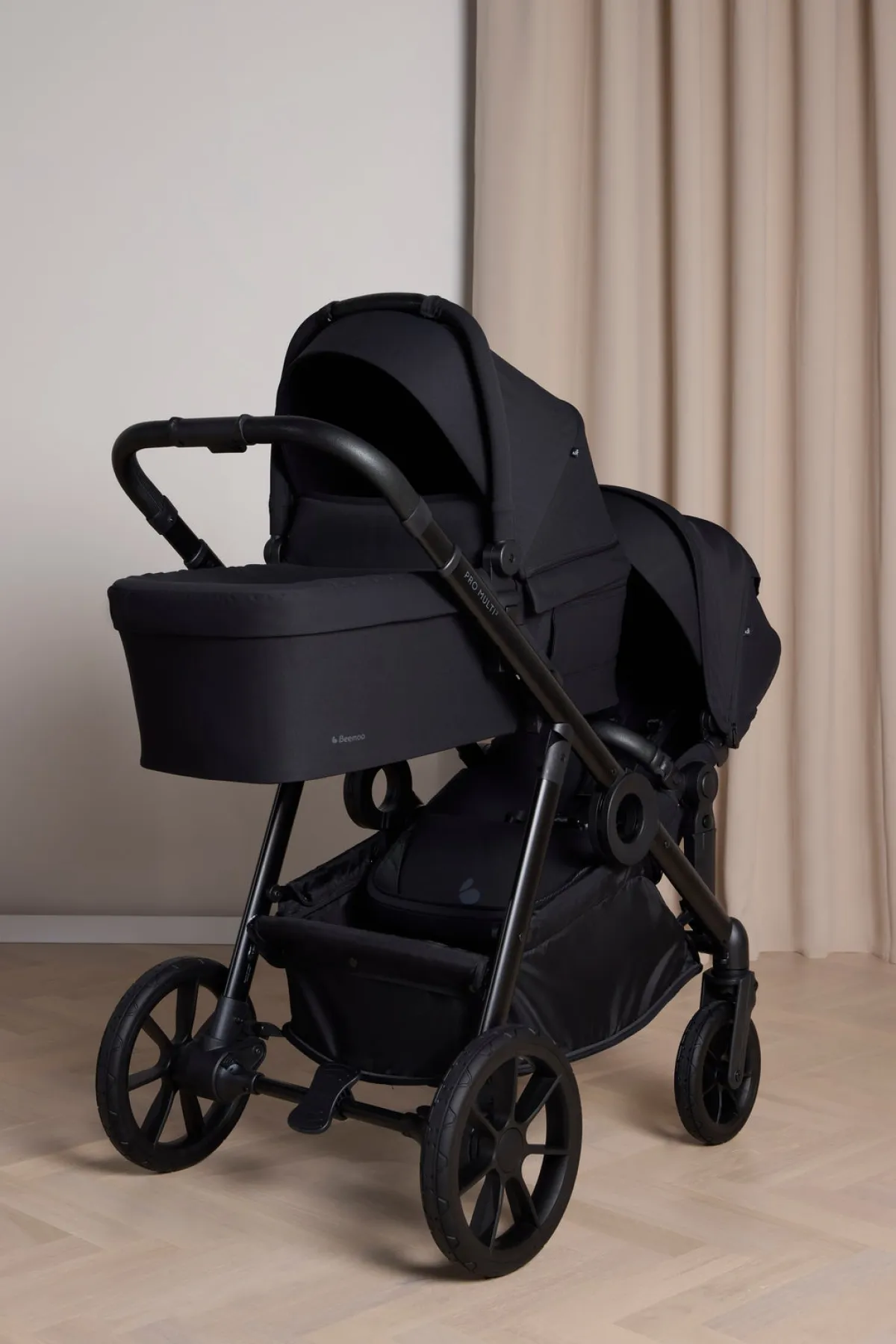 Beemoo Duo- & Kombivogne-Pro Multi 2 Duovogn, Coffee Black