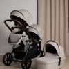 Søskendevogne|Beemoo Pro Multi 2 Søskendevogn inkl. Liggedel, Latte Beige