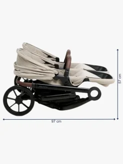 Søskendevogne|Beemoo Pro Twin 2 Søskendevogn, Latte Beige