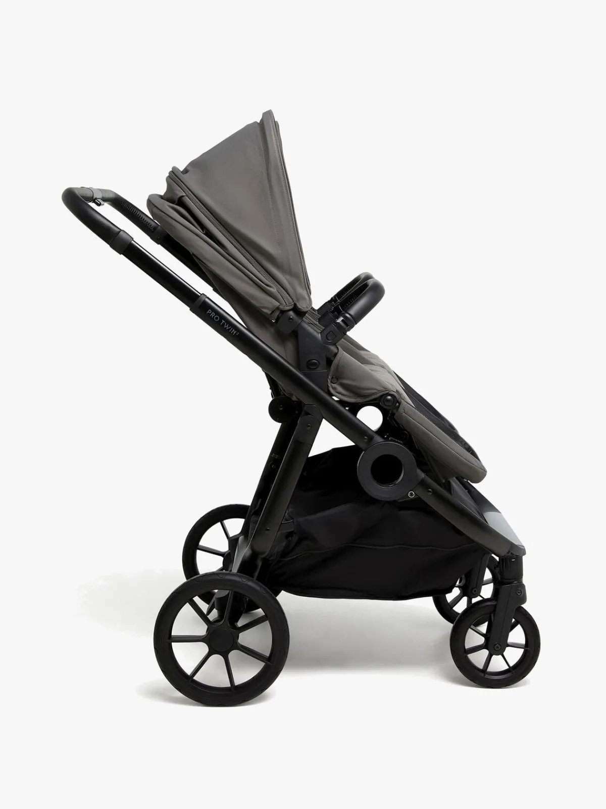 Beemoo Søskendevogne-Pro Twin 2 Søskendevogn, Mocha Grey