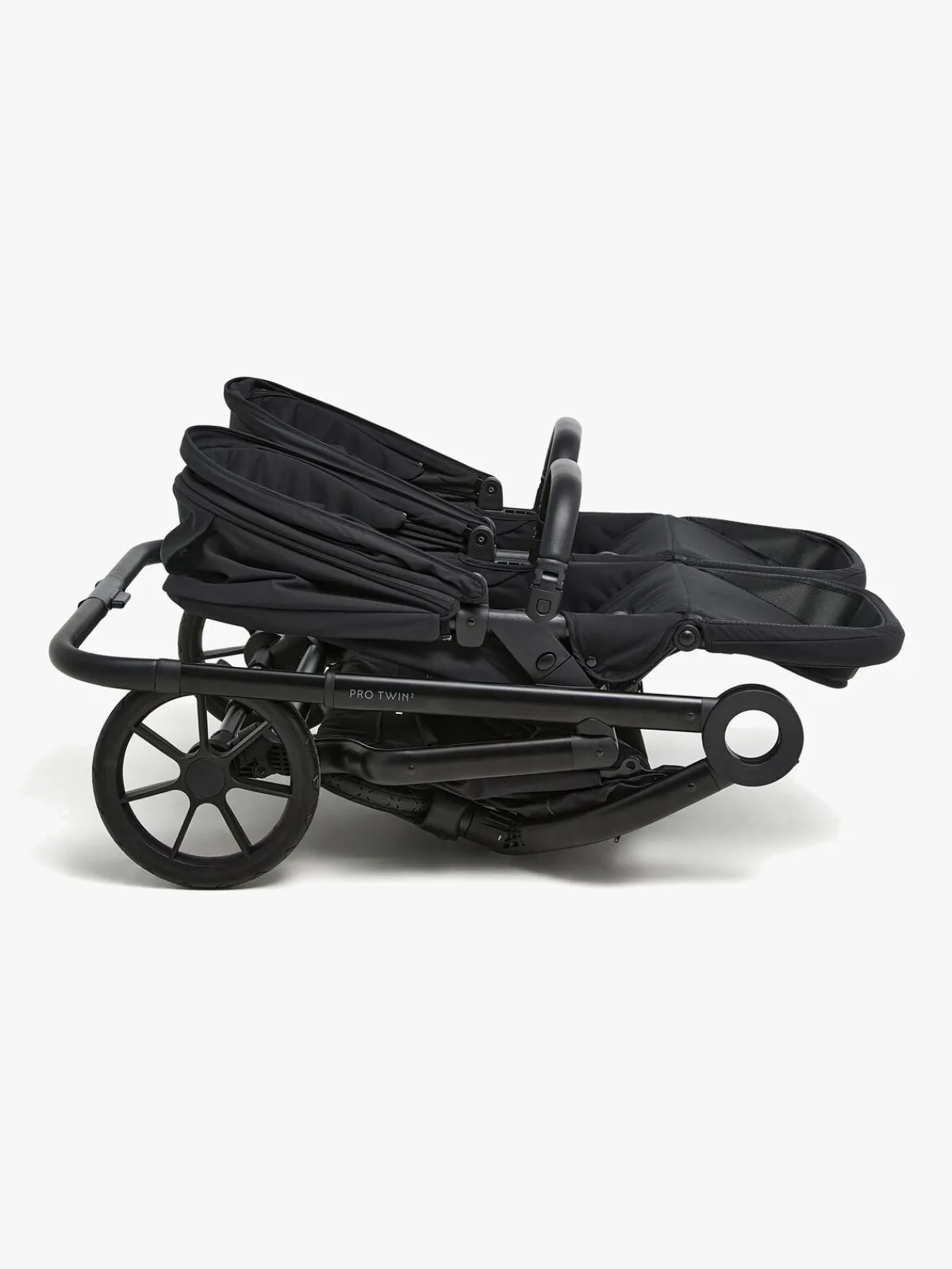 Søskendevogne|Beemoo Pro Twin 2 Søskendevogn, Coffee Black Sort