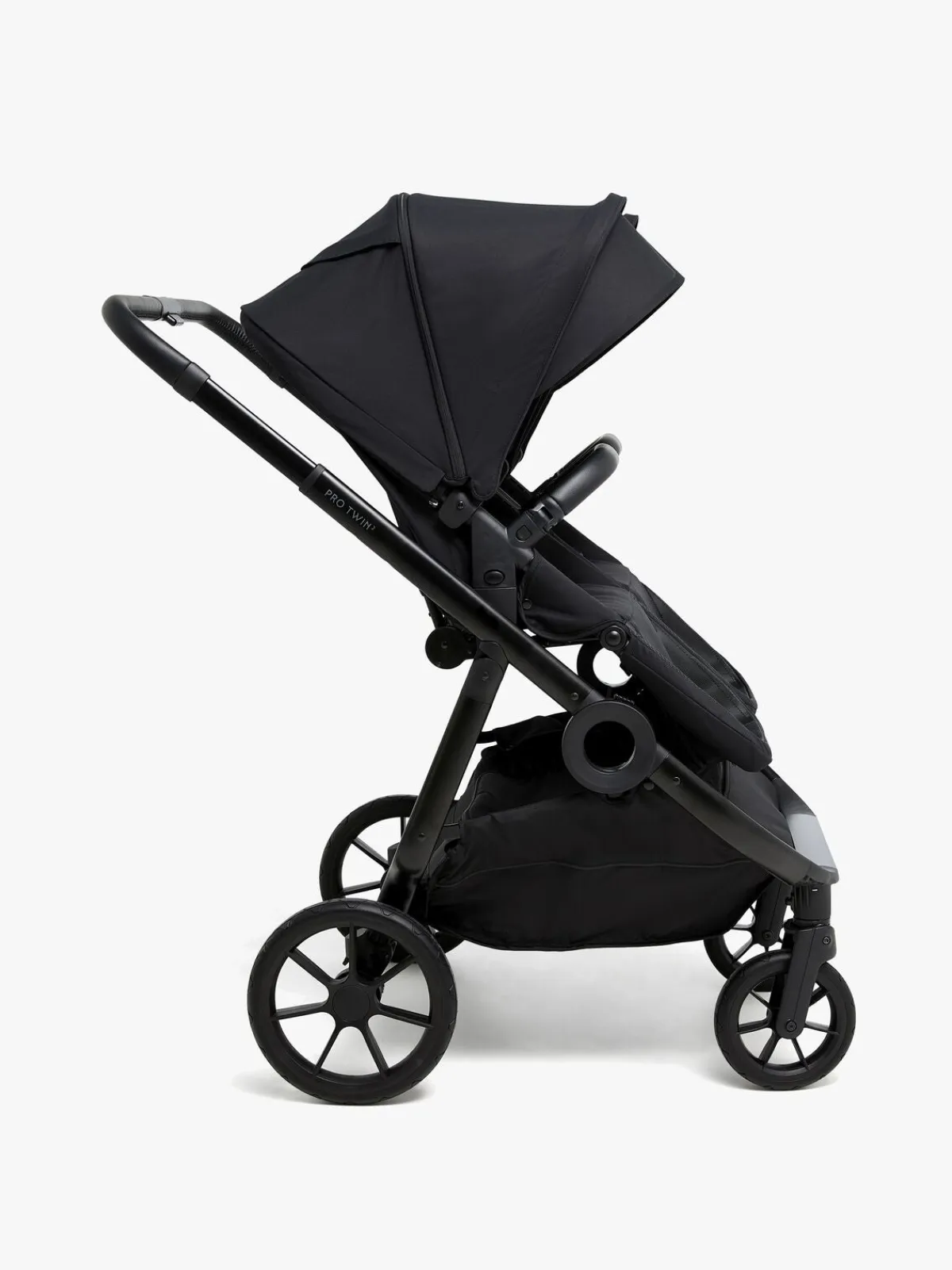 Søskendevogne|Beemoo Pro Twin 2 Søskendevogn, Coffee Black Sort