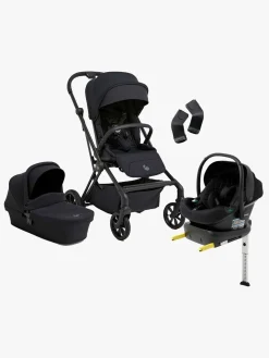 Beemoo Vognpakker-Pro Twist Duovogn inkl. Route Autostol Baby & Base, Coffee Black/Black Stone