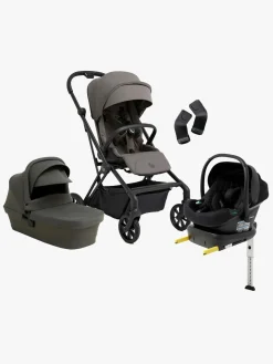 Vognpakker|Beemoo Pro Twist Duovogn inkl. Route Autostol Baby & Base, Mocha Grey/Black Stone