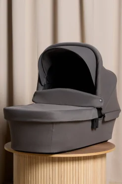 Vognpakker|Beemoo Pro Twist Duovogn inkl. Route Autostol Baby & Base, Mocha Grey/Mineral Grey