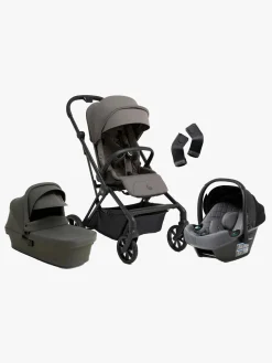 Vognpakker|Beemoo Pro Twist Duovogn inkl. Route Autostol Baby, Mocha Grey/Mineral Grey