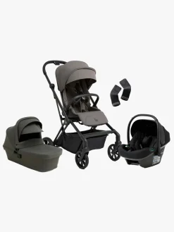 Vognpakker|Beemoo Pro Twist Duovogn inkl. Route Autostol Baby, Mocha Grey/Black Stone